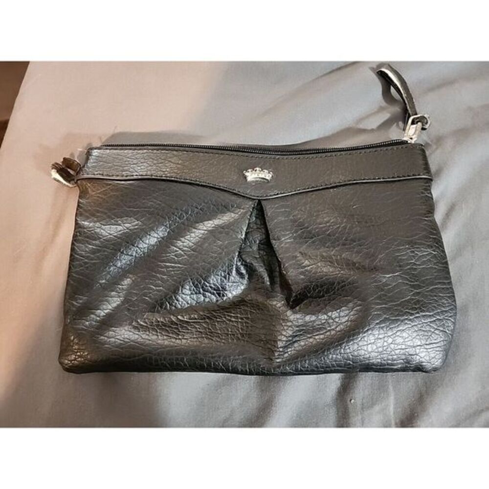 Juicy Couture Black Wristlet Clutch Purse (See Description)‎